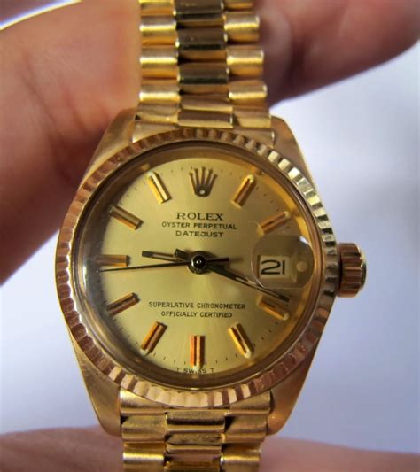 rolex feminino dourado|reloj de rolex feminino.